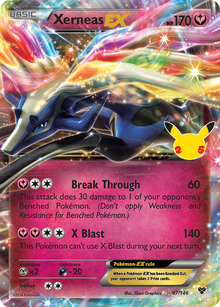 Celebrations Promo Xerneas EX #97 / 146